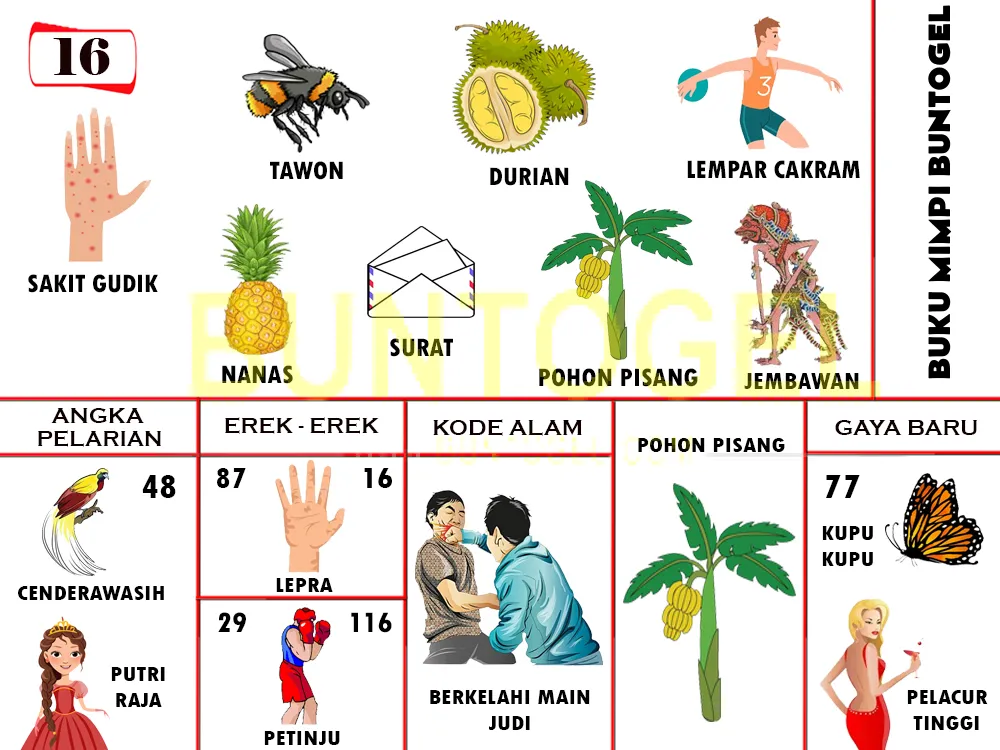 buku mimpi erek erek togel 16