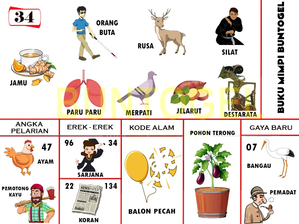 buku mimpi erek erek togel 34