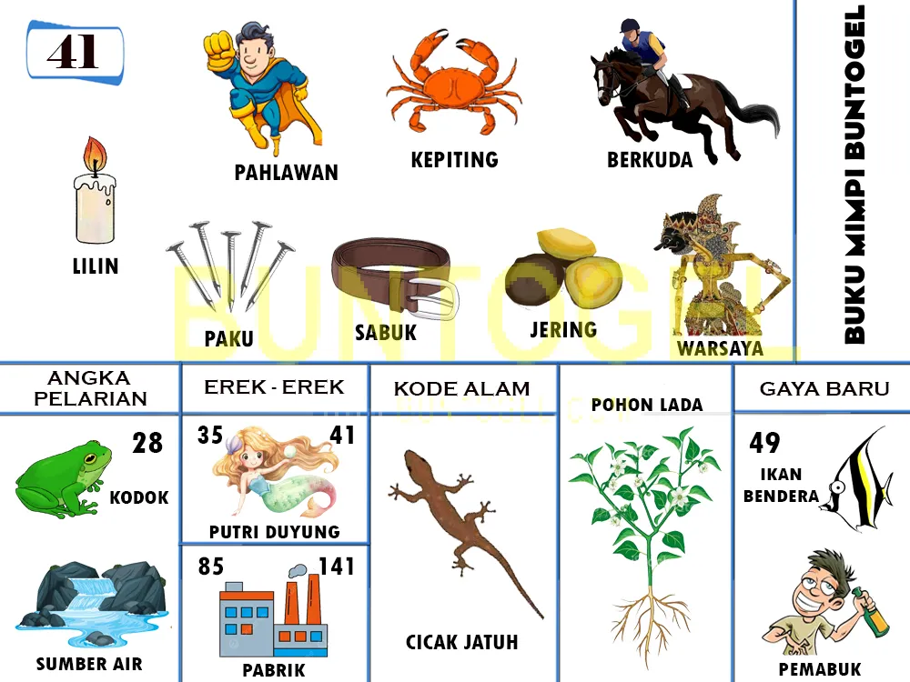 buku mimpi erek erek togel 41